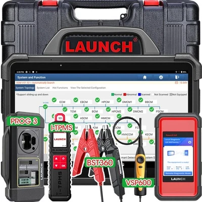 2025 LAUNCH X431 PAD VII PAD 7 OBD2 Diagnostic Tool + X-PROG 3 TSGUN BST360 VSP600 - Image 1 of 4