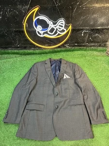 Mantoni Blazer Men Size 42 Blue 100% Virgin Wool Button Up Sport Coat Jacket - Picture 1 of 8