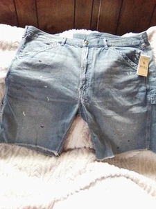 Polo Ralph Lauren Men Polo Dungarees Blue Jean Shorts Size 40T - Picture 1 of 4