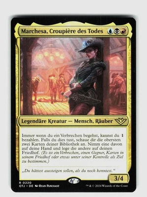 MTG - Marchesa, Dealer of Death/Marchesa, Croupière des Todes - OTJ - DE - NM - Bild 1 von 2