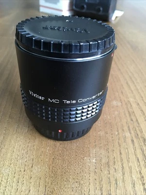 Vivitar MC 3x-22 Tele Converter - Pentax PK Mount with Case Black - Image 1 of 4