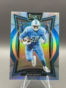 RARE 2024 Select PENEI SEWELL Concourse Silver Prizm Standard Card #87 Lions - Picture 1 of 5