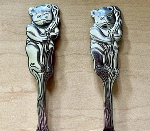 Baby Toddler Oneida Community Flatware Set CHUBBY BEAR 4 3/8” Discontinued - Picture 1 of 6