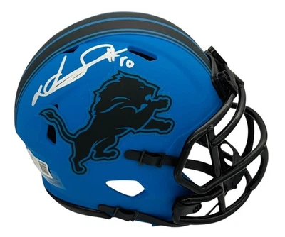 Minicasco firmado por Ndamukong Suh Detroit Lions Rave Beckett certificado de autenticidad Foto 1 de 2