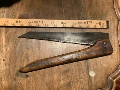 outils anciens,old tool,vieux outils,belle grande scie de jardinier du XVIIII... - Photo 1/4