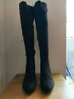 Brown Suede Knee High Boots Size 7