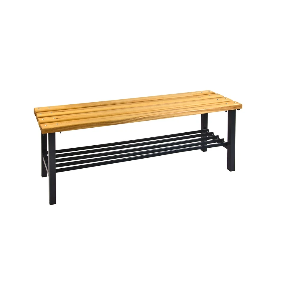 ADB Sitzbank Umkleidebank Garderobenbank 1000mm m.Schuhrost L1000xB400xH420mm - Bild 1 von 3