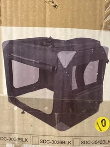 EliteField 3-Door Folding Soft Dog Crate W/ Carring Bag 20"L x 14"W x 14"H NIB - Picture 1 of 5
