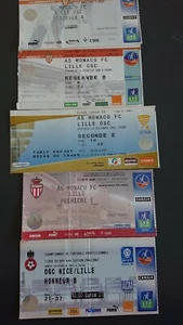 Lille Lot 5 TICKETS ASM VS Losc AS MONACO COUPE LIGUE ET CHAMPIONNAT - Picture 1 of 1