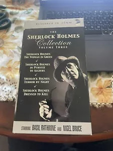 Classic Sherlock Holmes Collection Vol 3 VHS 4 Tape Set, Basil Rathbone - Picture 1 of 2