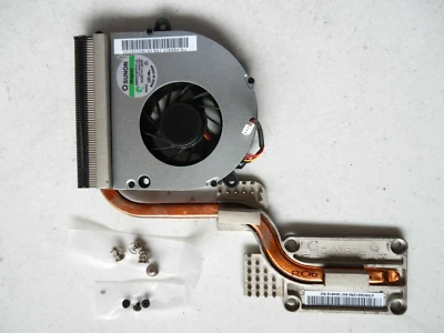 ACER ASPIRE 5517 5532 CPU FAN + HEATSINK + SCREWS DC280006LS0 AT09O0010X0 - GrdA - Image 1 of 2