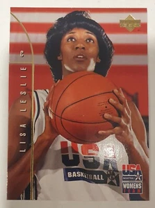Tarjeta coleccionable de baloncesto Lisa Leslie 1994 mazo superior EE. UU. NBA No81 WNBA RARA - Imagen 1 de 2
