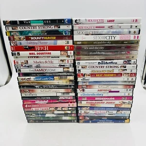 50 Bulk Lot DVDs Wholesale Mixed Titles Family Comedy Drama Movies - Picture 1 of 9