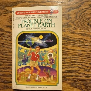 Trouble on Planet Earth Choose Your Own Adventure #29 PB 1st Edition 1st Print - Picture 1 of 8