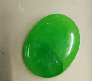 24.45 CT Wonderful Natural Green Color Jade Oval Shape A+++ Loose Gemstone - Picture 1 of 6
