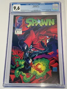 Spawn #1 CGC 9.6 1992 Image Todd McFarlane  - Picture 1 of 3