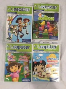 Paquete Leapster - 4 juegos - Dora, Toy Story 3, The Backyardigans, Nihao Kai-lan - Imagen 1 de 6