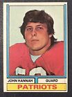 1974 Topps Football #383 John Hannah HOF Patriots Alabama EX-MINT