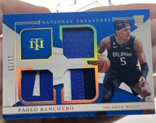 2022-23 National Treasures Paolo Banchero Rookie Triple Patch RC 21/25 Magic