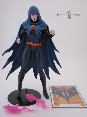 McFarlane Toys DC Multiverse Teen Titans Beast Boy RAVEN Figure Stand Card Cover