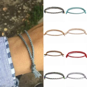 Handmade Rope Jewelry Woven Knots String Men Thread Women Bracelets Tassel - Picture 1 of 32