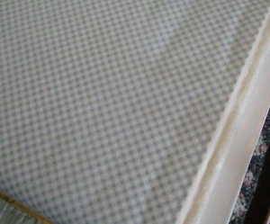 Graublau Gingham von EBI Stoffe Stoff 100% Baumwolle Meterware kleine Karos - Bild 1 von 2