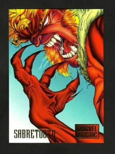 DC VS MARVEL COMICS BASE CARD 08 8 SABRETOOTH - Bild 1 von 2