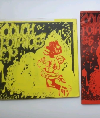 ANTIC HAY / DISTURBING FORESIGHTS ‎Couch Potatoes E.P. 7" | 2x Dutch Punk + Zine - Bild 1 von 4