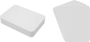 (25) Trading CCG Index Divider Cards - 2-11/16"x3-13/16" White HEAVY DUTY 30mil - Picture 1 of 2