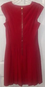 Rotes ärmelloses Damenkleid von Calvin Klein Größe 8. " - Bild 1 von 9