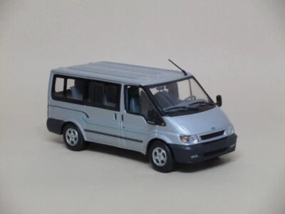 FORD TRANSiT EUROLiNE GRiGiO MET. VAN AUTOBUS PULMiNO MiNI BUS MiNiCHAMPS  1/43 - Immagine 1 di 3