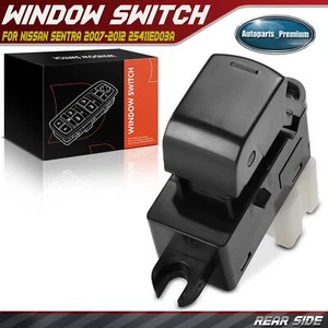 Interruptor de ventana eléctrica trasero izquierdo o derecho para Nissan Sentra 2007-2012 25411ED03A - Imagen 1 de 9