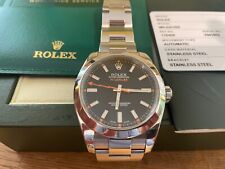 Rolex Milgauss black dial automatic watch, model no. 116400, in superb condition