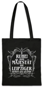 Seine Majestät Der Leipziger Hipster Bag Stofftasche Stoffbeutel DDR Ostalgie - Picture 1 of 1