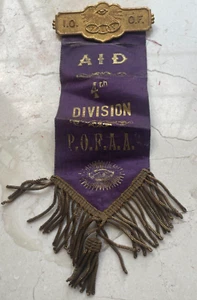 Vintage Odd Fellows AID 4th Division POFAA - Rough! bg - Bild 1 von 2