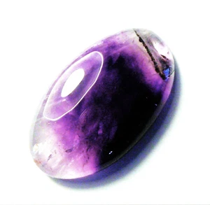 32.40cts NICE TRAPICHE AMETHYST CABOCHON 31 x 18 x 7mm INDIA # 16 - Picture 1 of 2