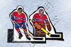 Autocollants vinyle NHL Canadiens de Montréal 1971-77 foncé PEEL-OFF compatibles Coleco