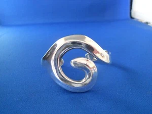Robert Lee Morris Big Heavy Modern Swirl Cuff Bracelet RLM Studio 925 Sterling - Picture 1 of 7