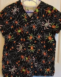 pre-owned small women's scrub top - Picture 1 of 1