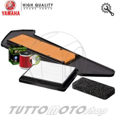 HIFLO Filtro aria + Filtro olio YAMAHA X-MAX 300 2017 2018 2019 2020 2021 2022 2023