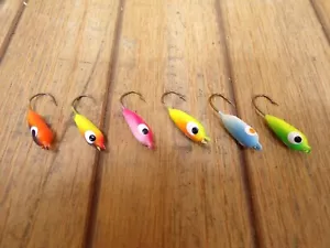 NORTHLAND TACKLE, GUMDROP FLOATING JIGS HOOK #4. MODEL PJ4, 6 TOTAL - Picture 1 of 4