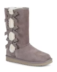 STIVALI KOOLABURRA BY UGG VICTORIA ALTI CINDER SCAMOSCIATI DONNA TAGLIA 6 M *EUC* - Foto 1 di 11