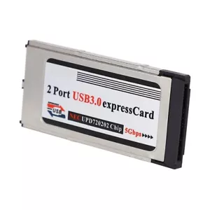 High-Speed Dual 2 Port USB 3.0 Express Card 34mm Slot Express Card PCMCIA8497 - Bild 1 von 8
