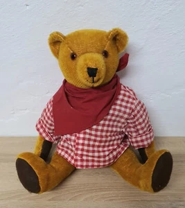 Antico Orso Carino Taddy 38 cm Vintage Originale Rarità - Foto 1 di 9