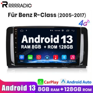 8+128G Für Mercedes Benz R-Klasse W251 2005-2017 Android13 Autoradio Carplay GPS - Bild 1 von 15