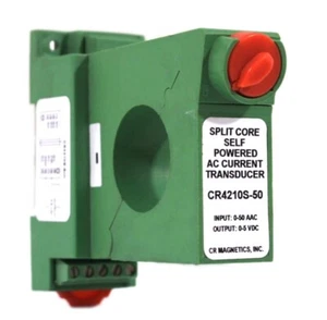CR Magnetics CR4210S-50 Current Transducer 0-5V 35mm DIN Rail Self Powered - Picture 1 of 7
