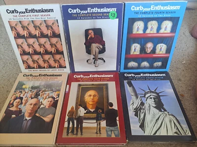 Curb Your Enthusiasm 6 DVD Lot! Season 1 2 4 5 6 8 HBO Larry David Foto 1 de 4
