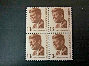 #1287 - 1967 13c estadounidenses prominentes: John F. Kennedy - Plato como nuevo de 4, excelente - Imagen 1 de 2