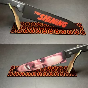 The Shining Stanley Kubrick Kitchen Knife With Sublimated Stand - Picture 1 of 7