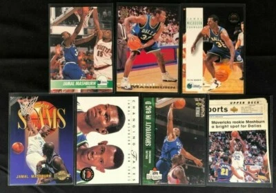 Jamal Mashburn 7 cartas de la NBA - SkyBox Premium Rookie - NBA Hoops, Upper Deck, TSC Foto 1 de 4